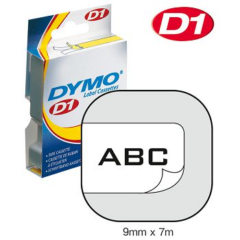 Vrpca D1  9mmx7m Dymo 40913 crno-bijela