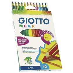 Boje drvene  12boja Giotto Mega Fila 2256 blister