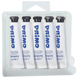 Boja tempera 12ml.aluminijska tuba pk5 CMP.440TRA100 bijela