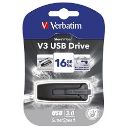 Memorija USB 16GB 3.0 StorenGo V3 Verbatim 49172 crna