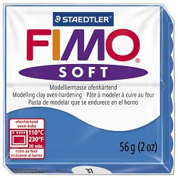 Masa za modeliranje   56g Fimo Soft Staedtler 8020-37 pacific plava