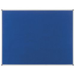 Ploča tkanina 90x 60cm aluminijski okvir Nobo 1900915 plava