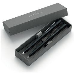 Garnitura olovka kemijska+tehnička Grip 2011 Faber Castell crna