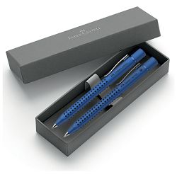 Garnitura olovka kemijska+tehnička Grip 2011 Faber Castell plava