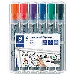 Marker Flipchart 2mm pk4 Lumocolor Staedtler 356WP6 sortirano