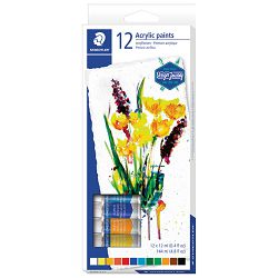 Boja tempera akrilna 12ml 12boja Design Journey Staedtler 8500 C12