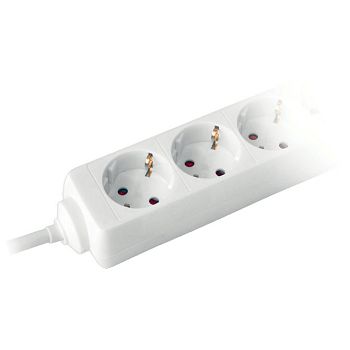 Kabel produžni bez prekidača 3rupe/3m Commel 0804 bijeli blister!!