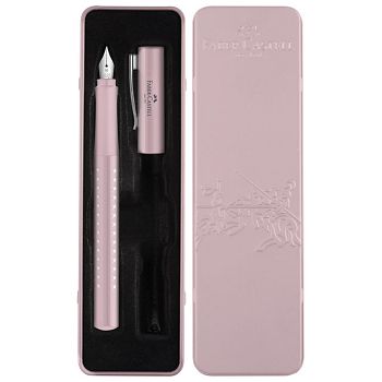 Nalivpero Sparkle (M) u metalnoj kutiji Faber Castell 201515 metalik rozo 