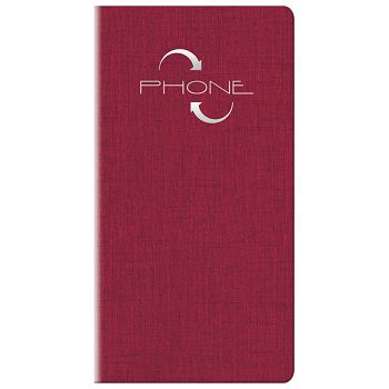 -Adresar telefonski  70x136mm A-Ž Furore 805 bordo