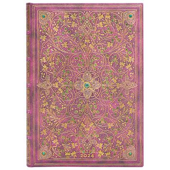 Planer dnevni 2024-13x18cm-midi s gumicom Diamond Jubilee Paperblanks 0444-8/10