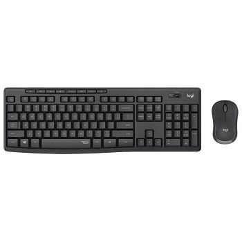 Tipkovnica + Miš bežični MK295 Logitech crna