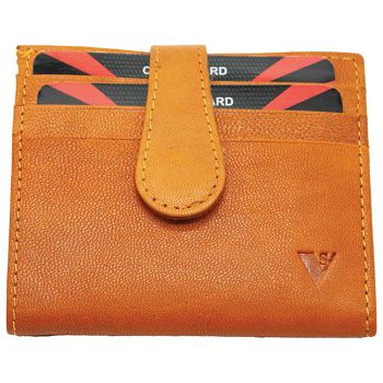 Etui za kartice koža 1063 žuti