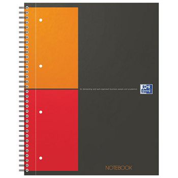 Blok kolegij A4 karo 80L perforacija+4rupe International Oxford 100103664