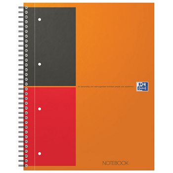Blok kolegij A4 crte 80L perforacija+4rupe International Oxford 100104036