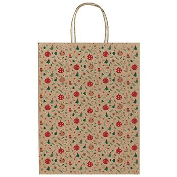 Vrećice ukrasne 36x46x12cm novogodišnje Rex-Saul Sadoch SDX36-769H