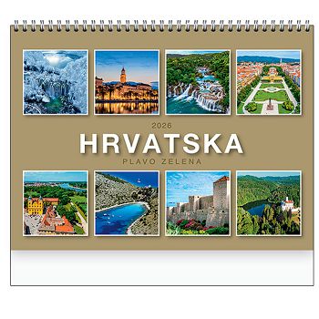 Kalendar "Plavo-zelena Hrvatska" spirala KAL