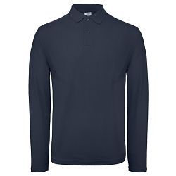 Majica dugi rukavi B&C Polo ID.001 LSL 180g tamno plava 3XL