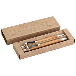 Garnitura olovka kemijska + olovka tehnička Midoceanbrands 811140 bambus