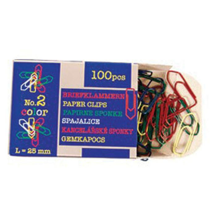 Spajalice ručne boja br.2 pk100 Nikomill boja