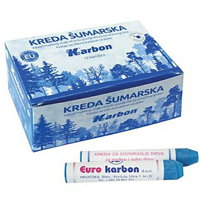 Kreda šumska debela pk12 Karbon plava