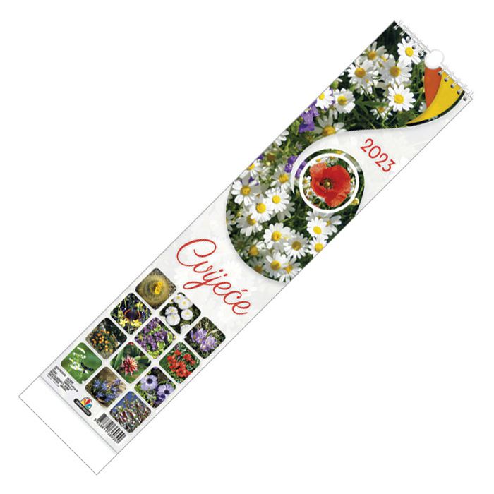 Kalendar "Cvijeće"- uski okomiti 13 listova, spirala