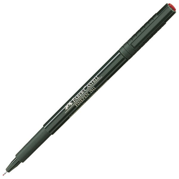 Flomaster finepen 0,4mm Faber Castell 1511 crveni