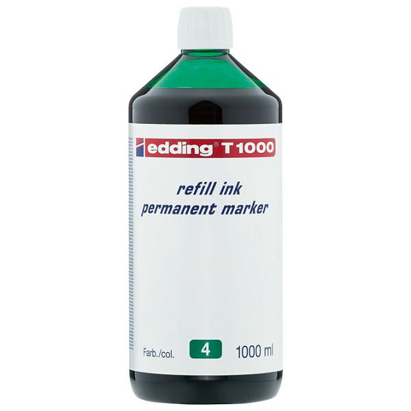 Tinta za marker permanentni 1000ml Edding T1000 zelena