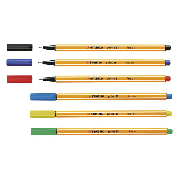 Flomaster 0,4mm Point 88/40 Stabilo crveni