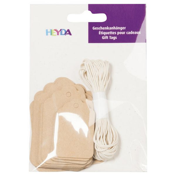 Privjesnice natur pk30 Heyda 20-48707 35 sortirano blister