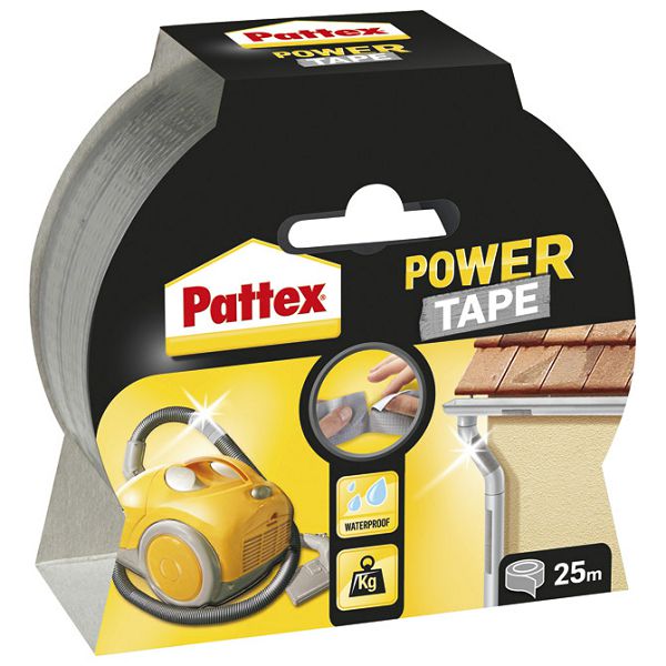 Traka ljepljiva 50mm/10m Power Tape Henkel srebrna blister