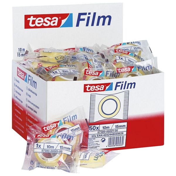 Traka ljepljiva 15mm/10m Tesafilm Tesa 57380 prozirna