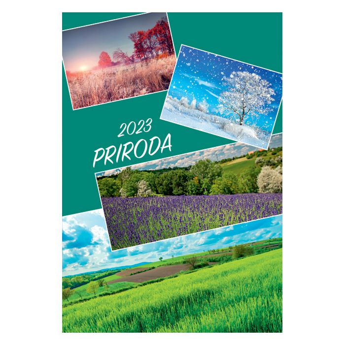 Kalendar "Priroda 2023" 13 listova, spirala