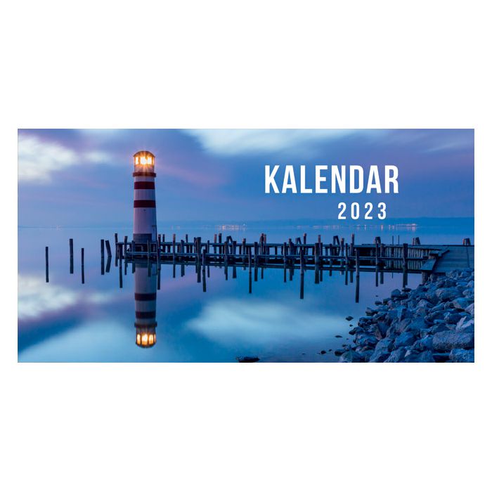 Kalendar stolni mali 2023. 13 listova, obostrani, spirala