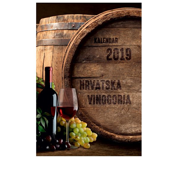 Kalendar "Vino i vinogorja 2022" 13 listova, spirala