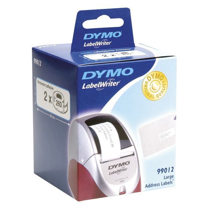 -Etikete u roli- 89x36mm pk2 Dymo 99012 bijele blister