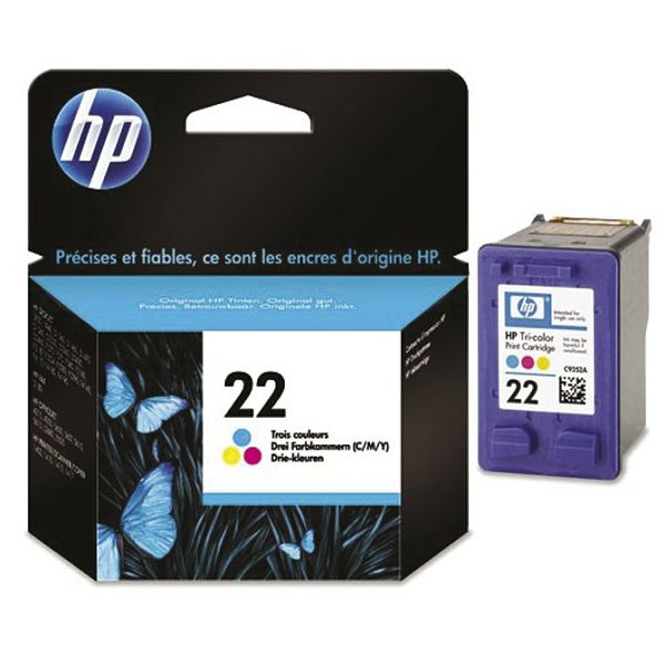 Ink Jet HP. no.22 C9352AE original kolor