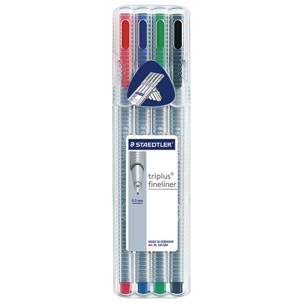 Flomaster fineliner 0,3mm Triplus Staedtler 334SB4