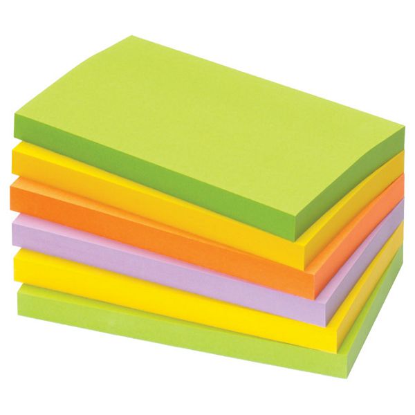 Blok samoljepljiv  75x125mm Spring Global Notes 5855-76 neon mix