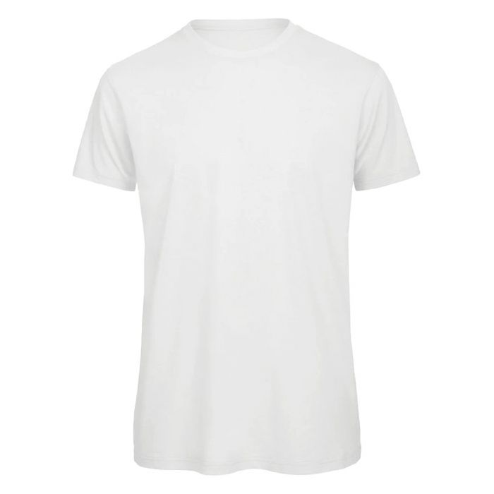 -Majica kratki rukavi B&C Inspire Slub T/men bijela 2XL