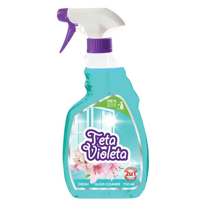 Sredstvo - za pranje stakla 750ml sa prskalicom antistatic Fresh Teta Violeta