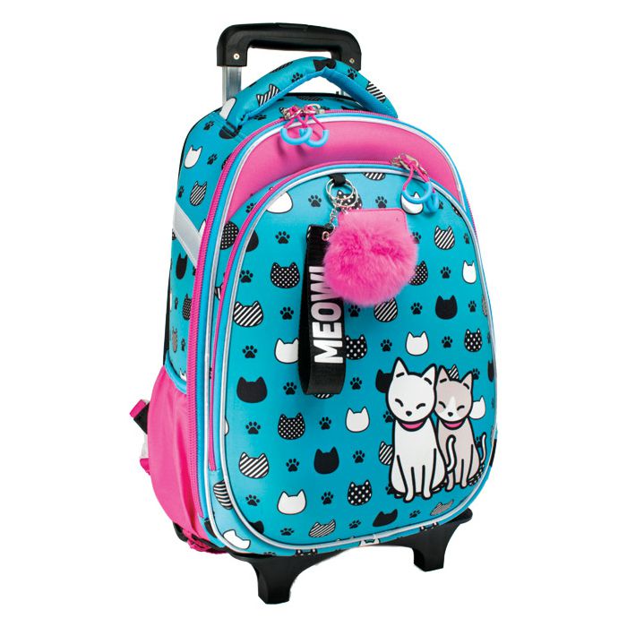 Ruksak školski s kotačićima XT Meow 24.Connect