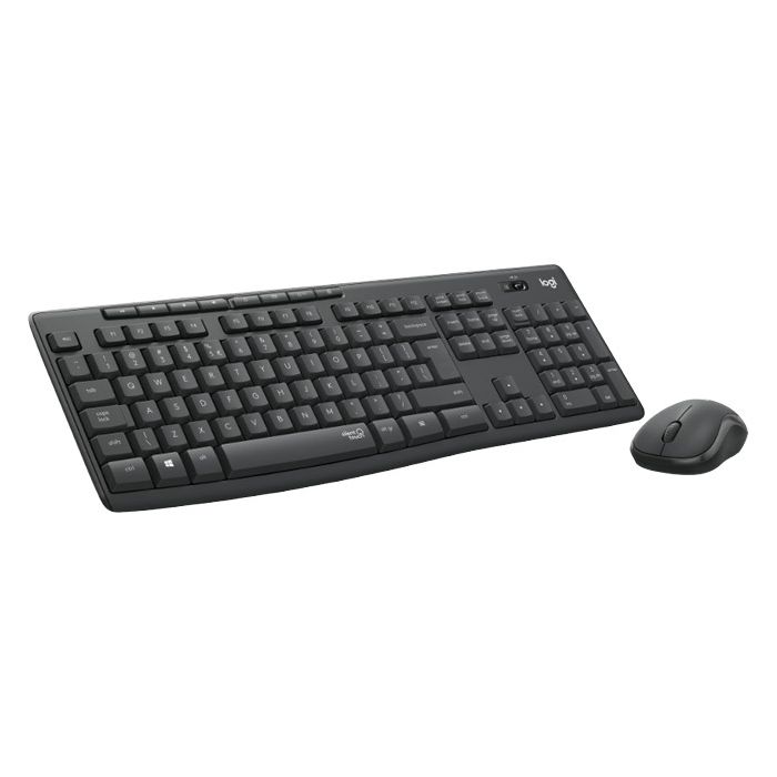 Tipkovnica + Miš bežični MK295 Logitech tamnosiva