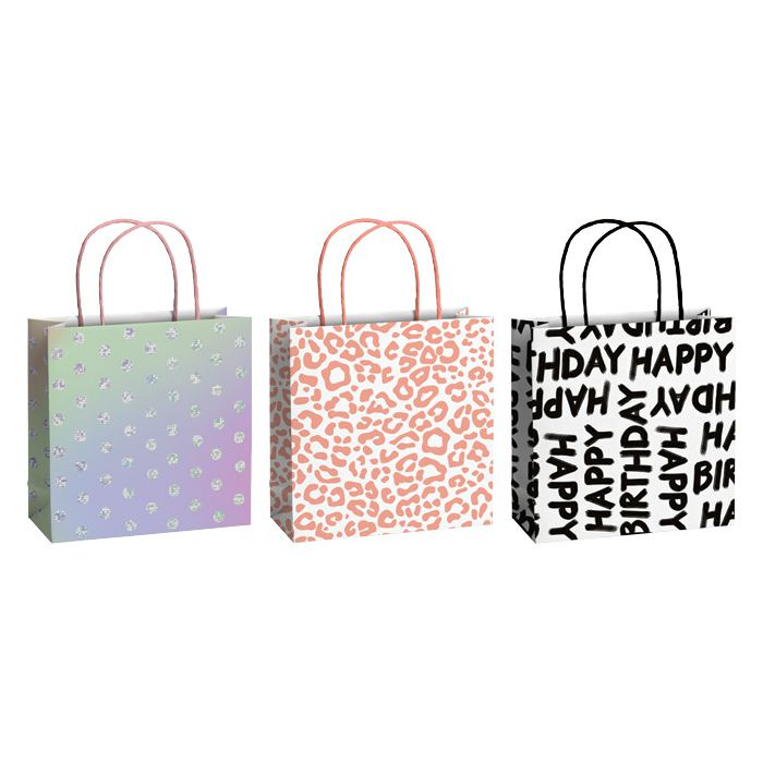 Vrećice ukrasne 20x20x8cm Birthday Stewo 5335 99 sortirano