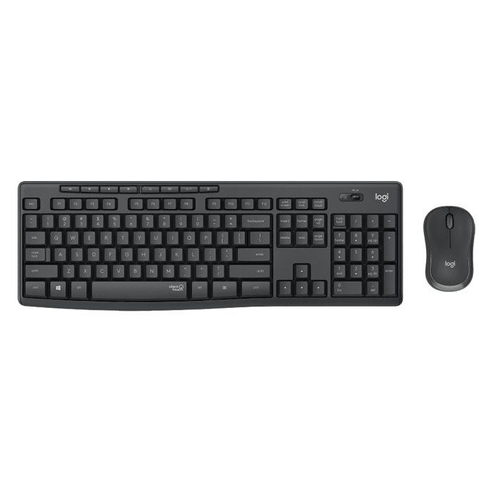 Tipkovnica + Miš bežični MK295 Logitech crna