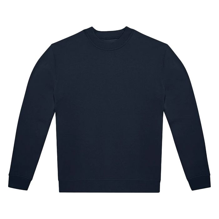 Majica dugi rukavi B&C ID.332 Crew 280g tamnoplava 3XL