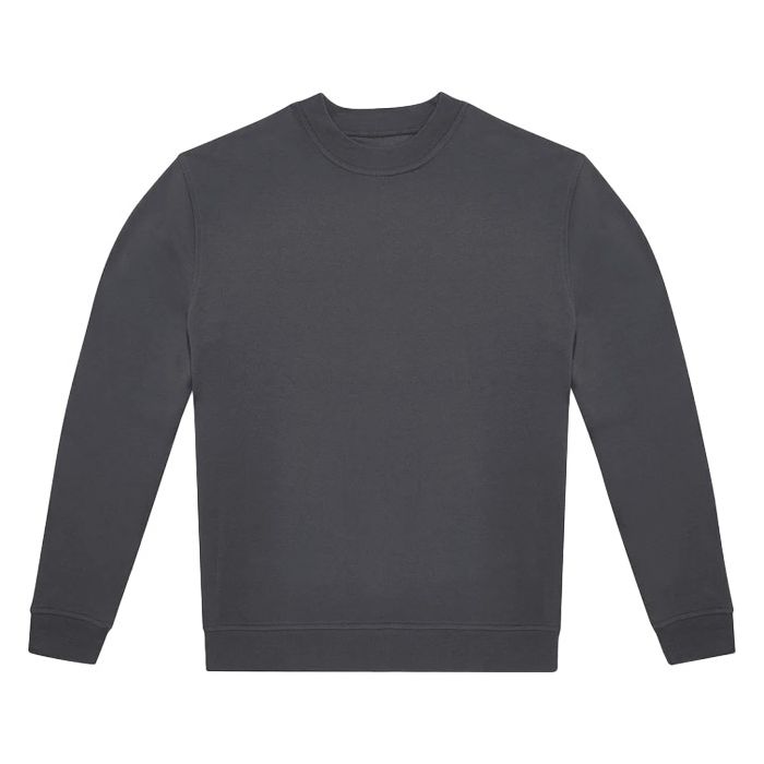 Majica dugi rukavi B&C ID.332 Crew 280g tamnosiva 2XL