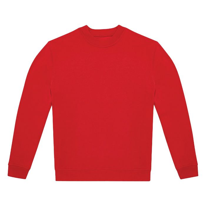 Majica dugi rukavi B&C ID.332 Crew 280g crvena 3XL