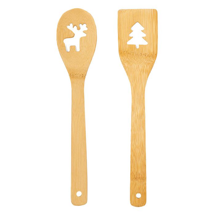 Set kuhača bambus Makito 20110 pk2 božićni motivi