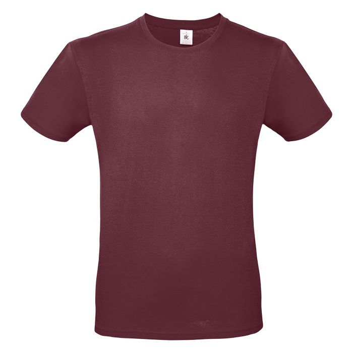 -Majica kratki rukavi B&C #E150 bordo 3XL